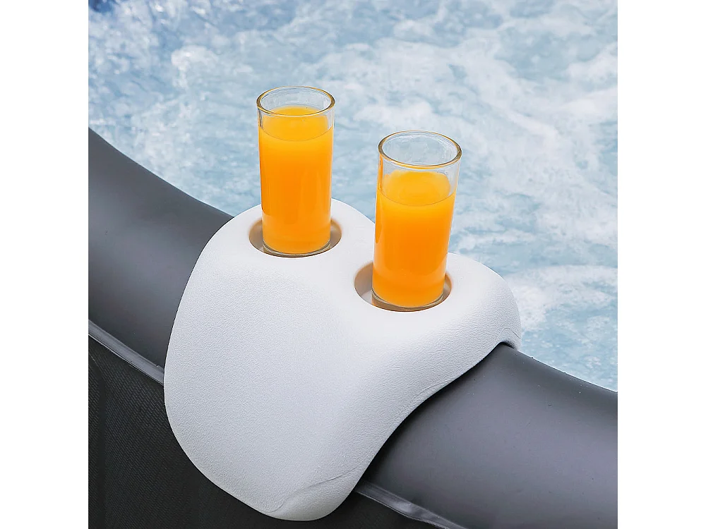 Lot de 2 appuis-tête et 1 porte-gobelets pour Spa Mspa