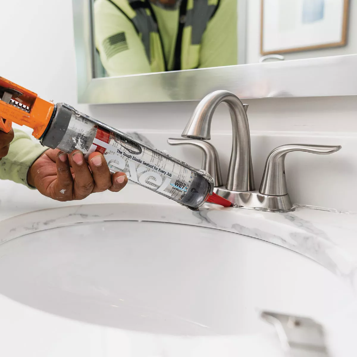 Sashco Lexel 5 Oz. Caulk Polymer Sealant, Clear