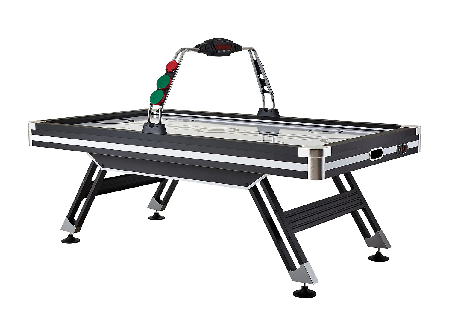 Table de Air Hockey, SucceBuy Table d'Air Hockey avec Score LED, Accessoires Inclus