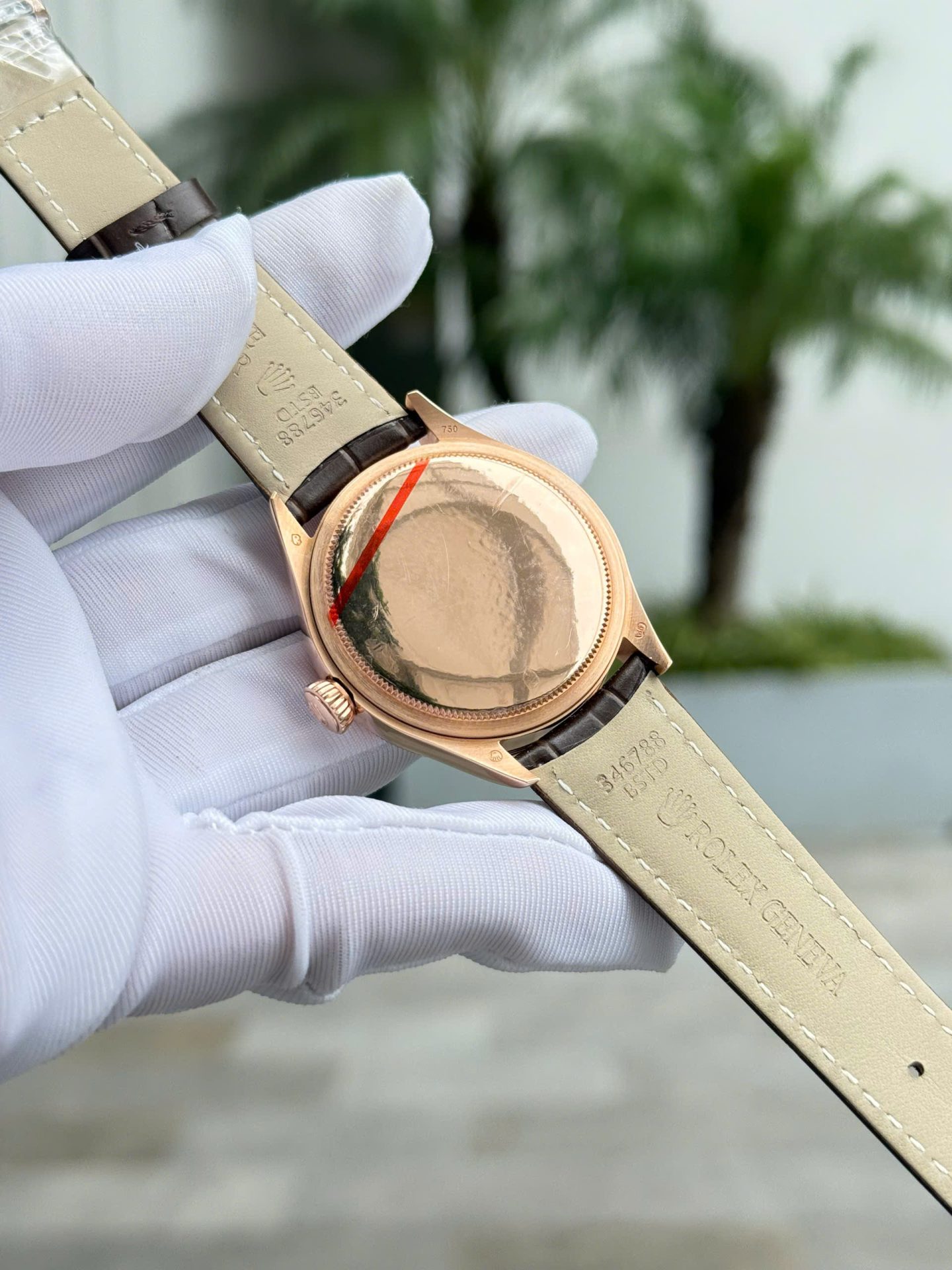 Rolex Cellini 50515 White Dial Replica Watches 18K Gold Wapped Custom 39mm - Elite Watch Atelier