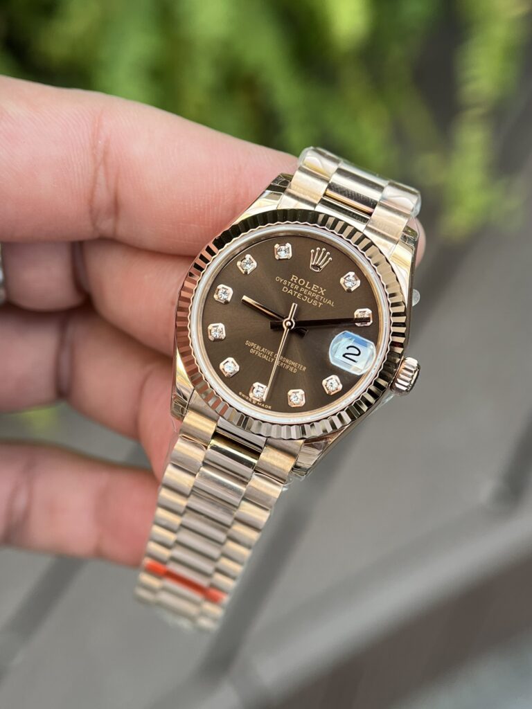 Rolex DateJust Chocolate Dial Super Fake 11 BP Factory 31mm - Elite Watch Atelier