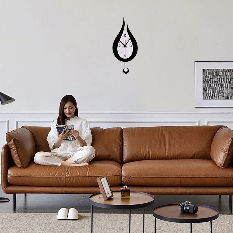 AquaStijl | Moderne Acryl Slinger Wandklok
