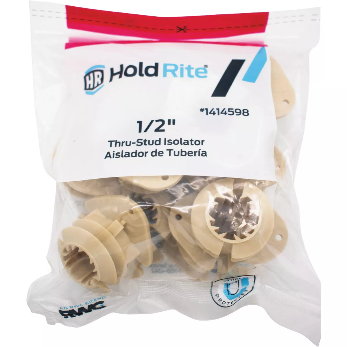 HoldRite 1/2 In. CTS Plastic Through-Stud Tube Isolator Insert (10-Pack)