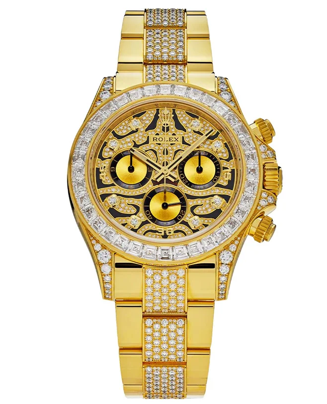 Rolex Daytona Eye of the Tiger Yellow Gold 116598TBR(1:1 replica) - Elite Watch Atelier