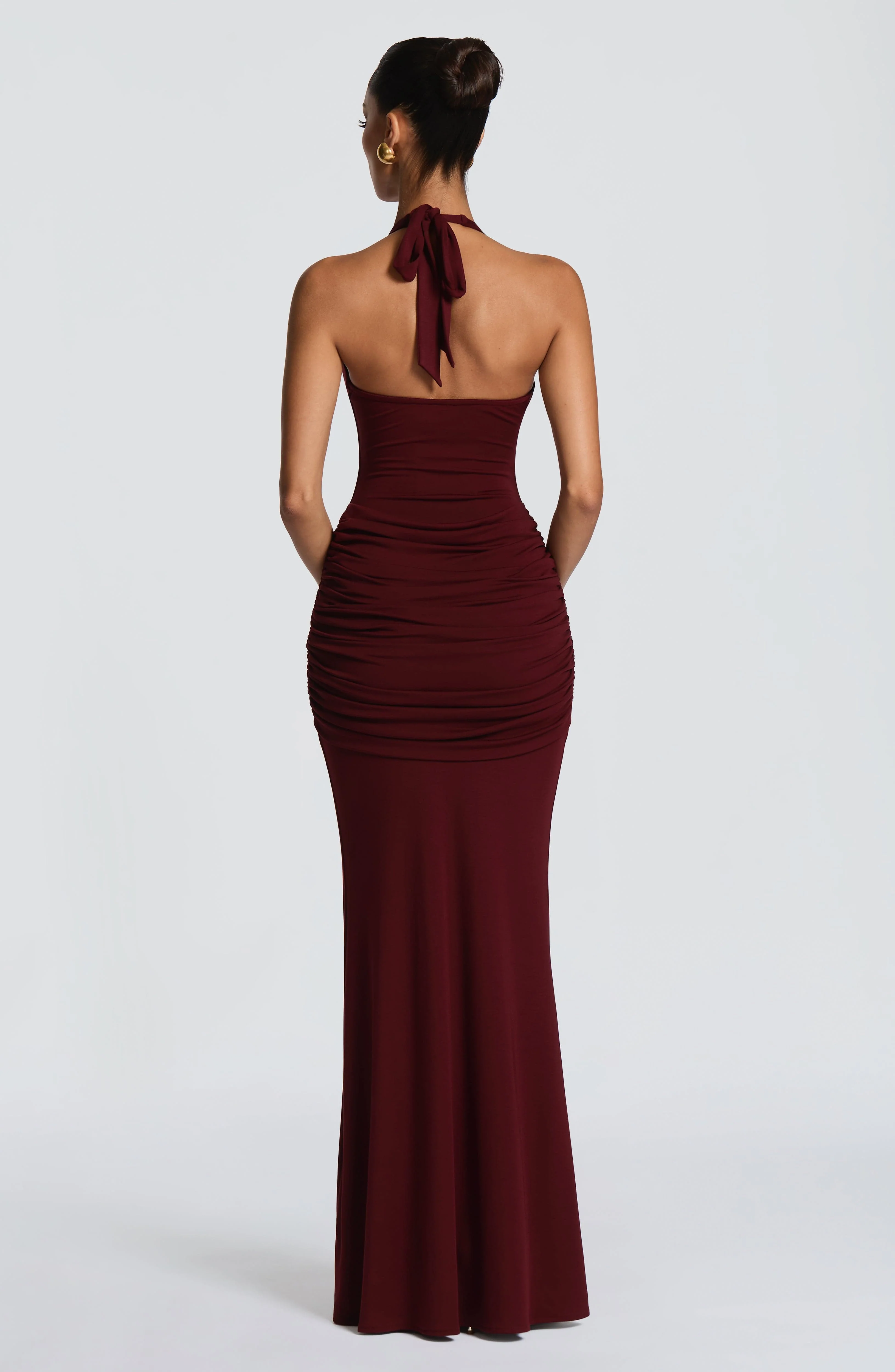 Veneda Maxi Dress - Cherry Lacquer