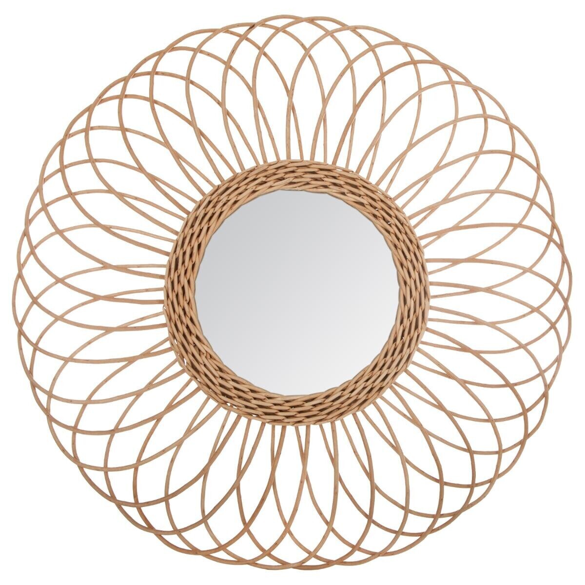 Mirror"Gwenn" Rattan, D.58 cm