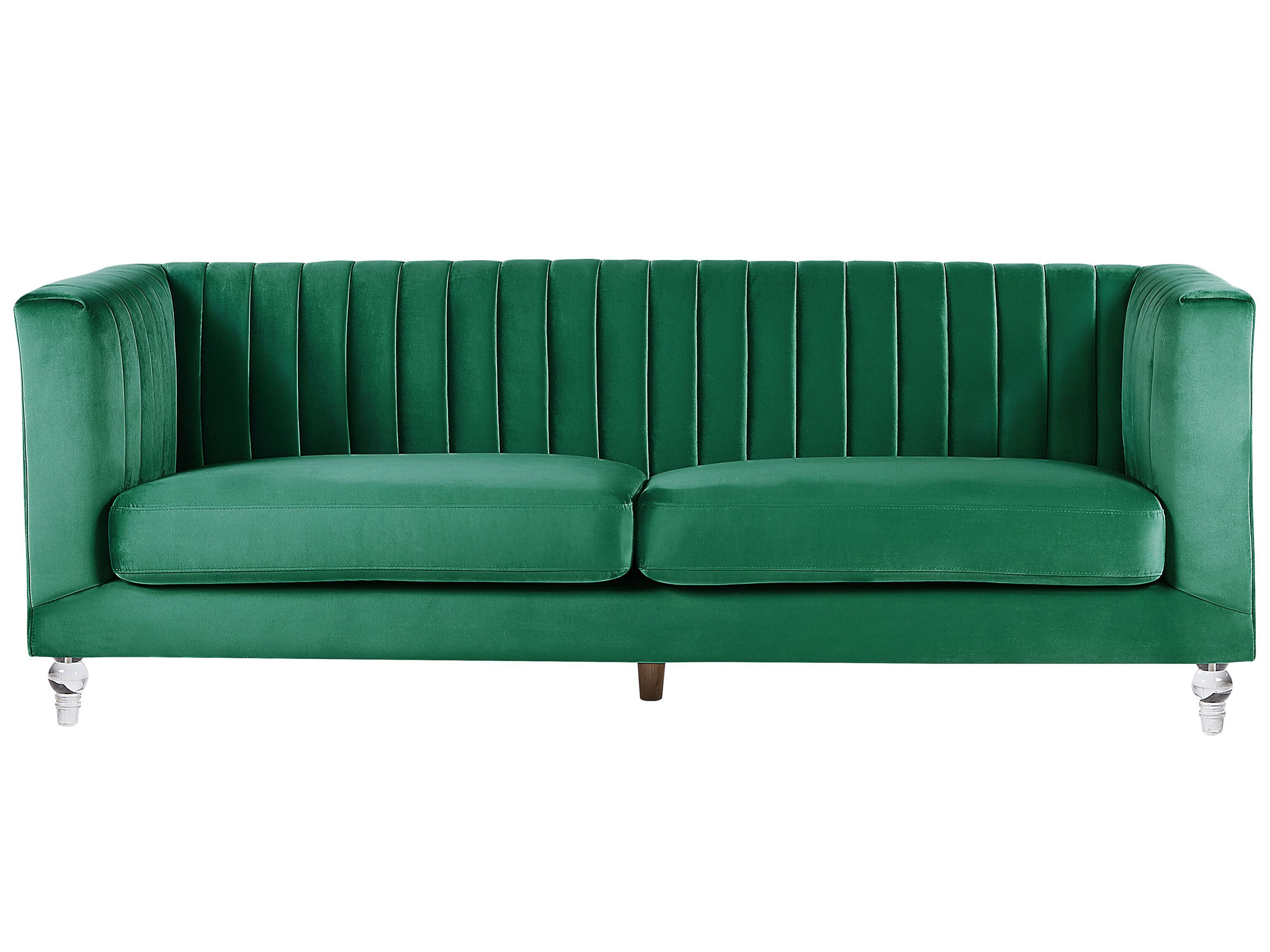 Sofa 3 Seater ARVIKA Velvet Green