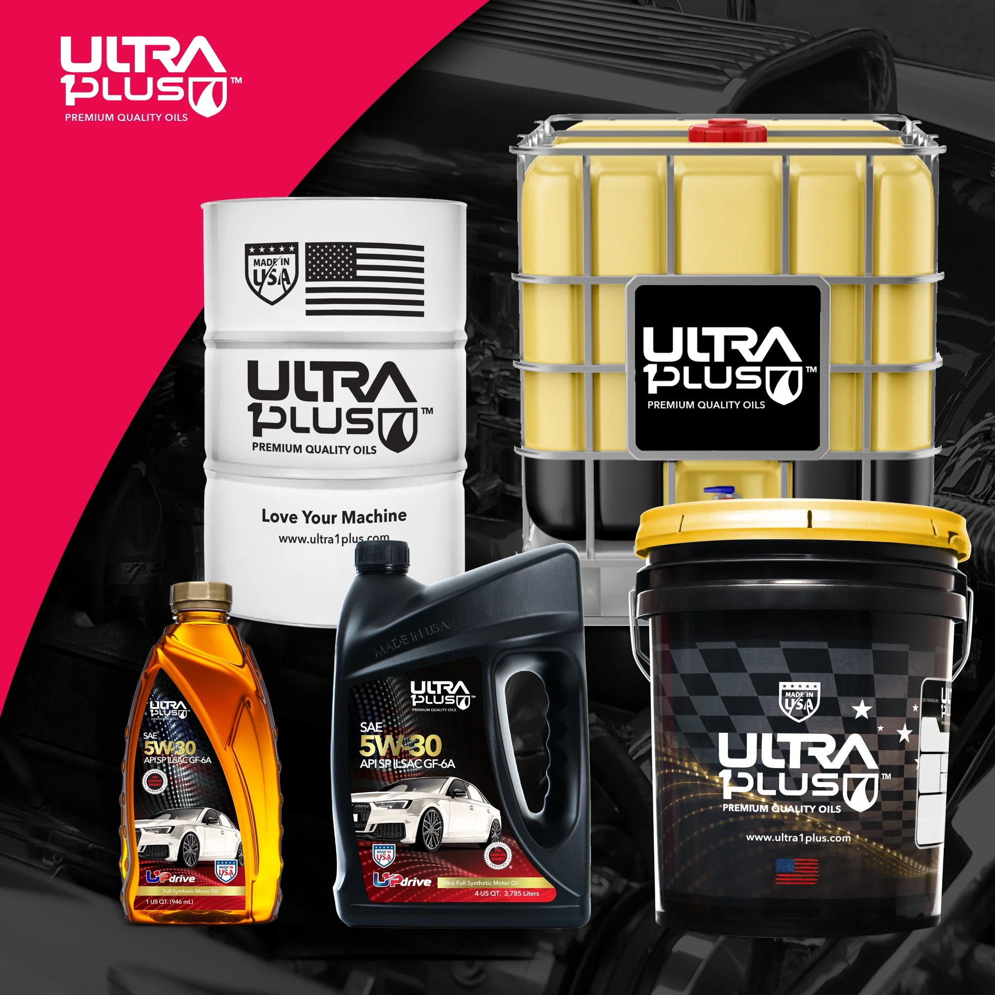 Ultra1Plus 5W-30 Full Synthetic Motor Oil, API SP, 5 Gallon Pail - Image 9