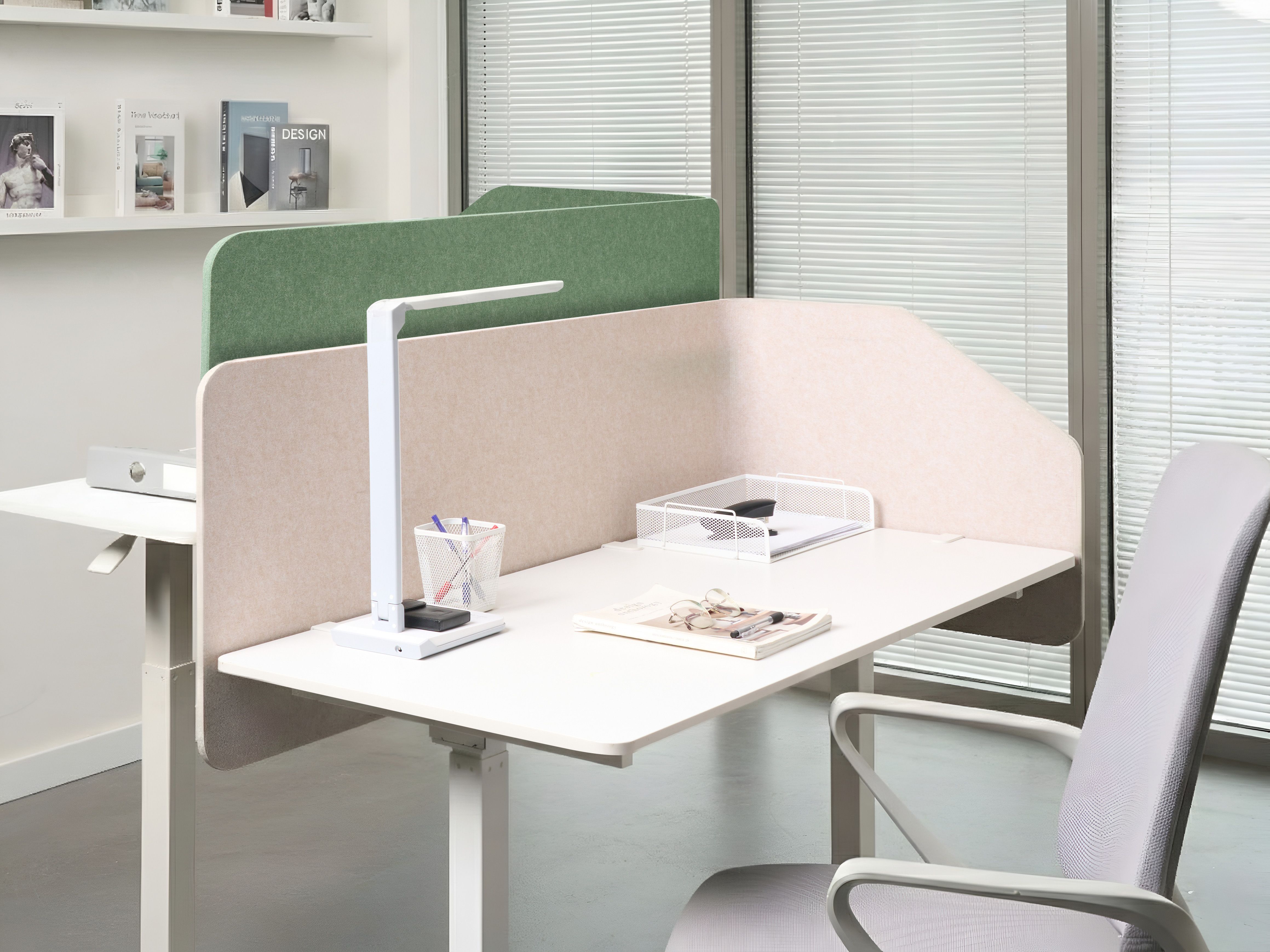 Desk Screen FOLDY Beige