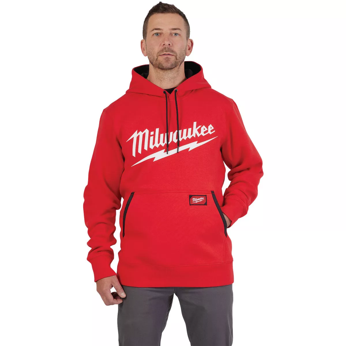 Milwaukee FREEFLEX 2XL Red Midweight Pullover Hooded Sweatshirt