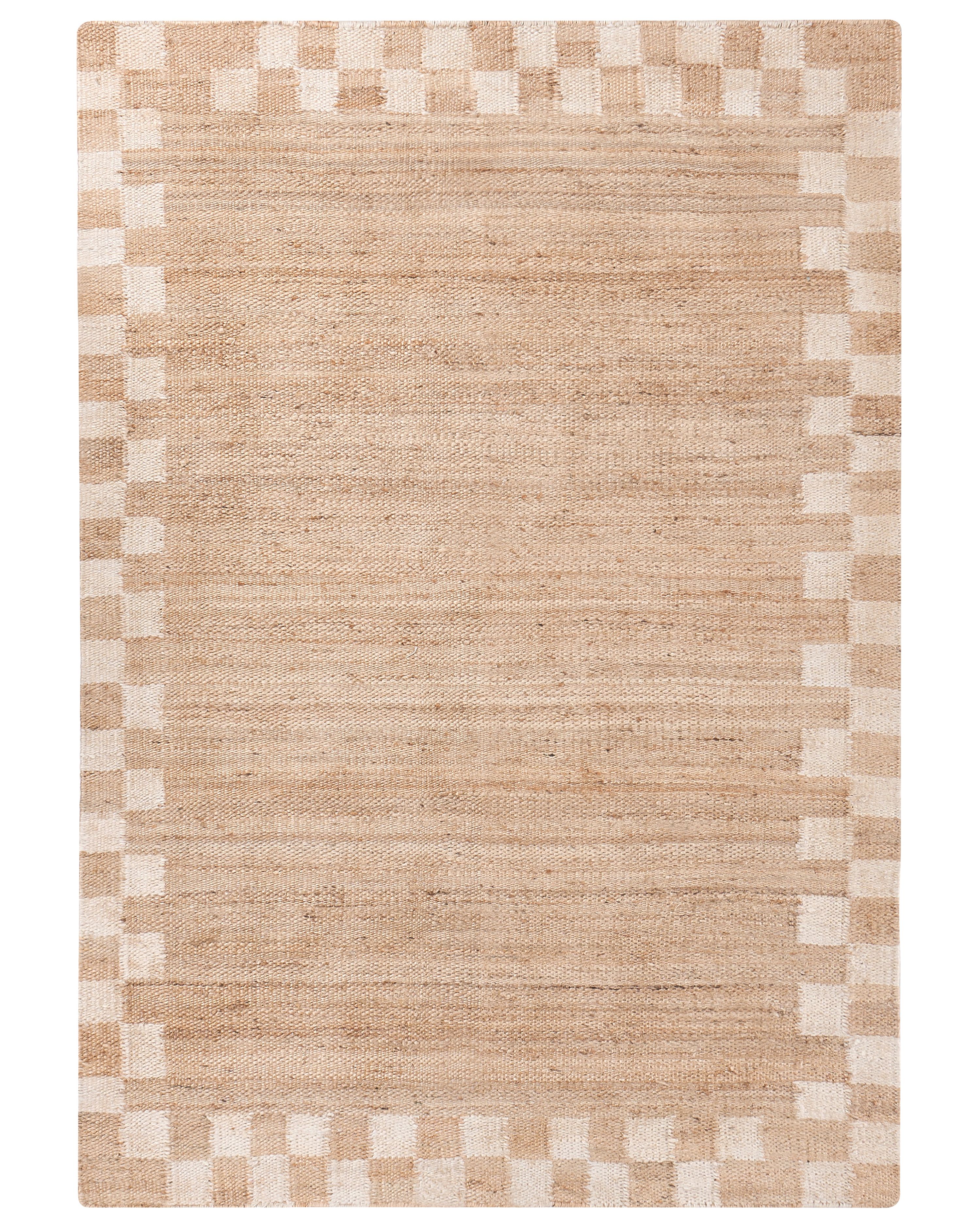 Rug BEED Light Beige 160 x 230 cm Jute