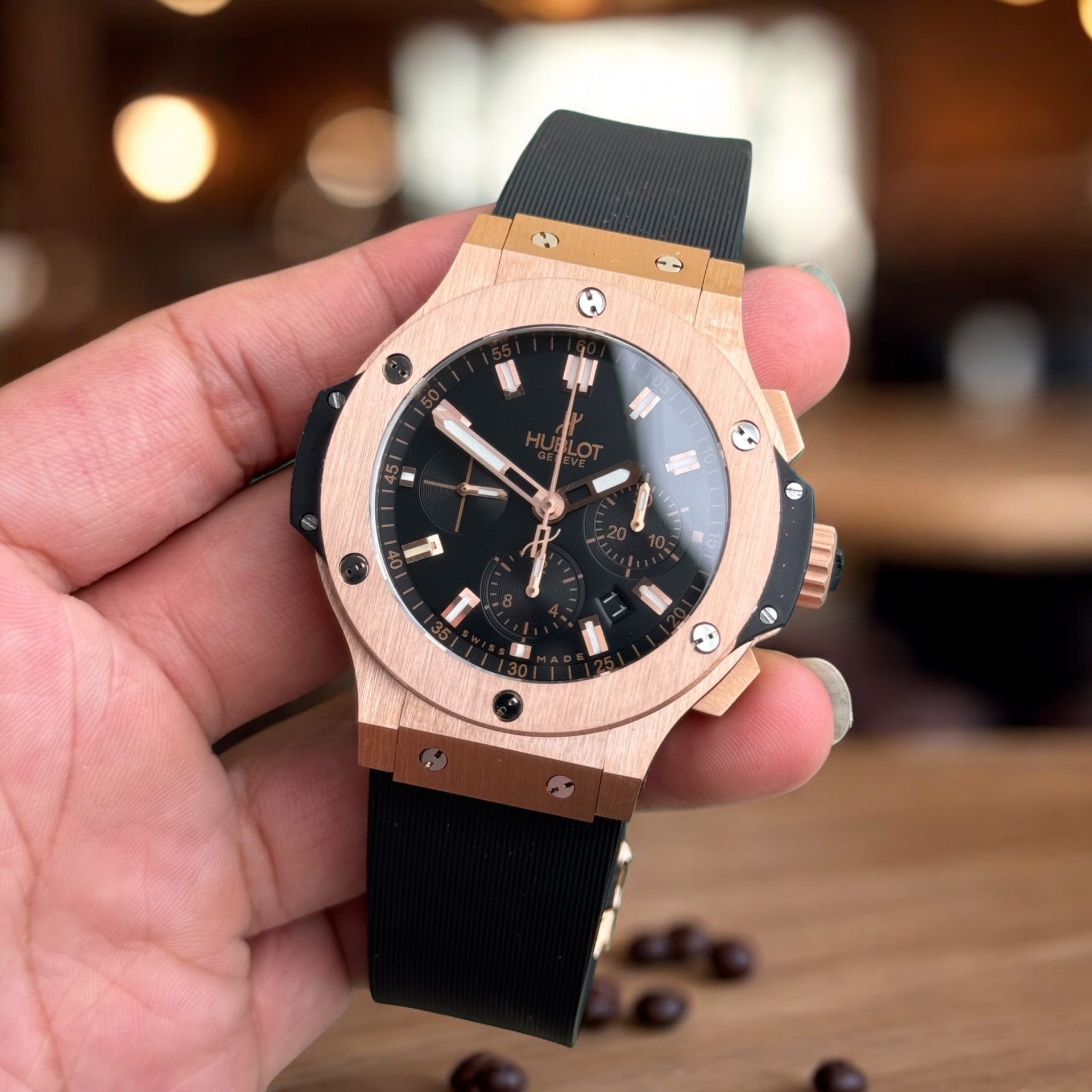 Hublot Replica 1:1 Watch Big Bang Chronograph King Gold Automatic  44mm - Top club