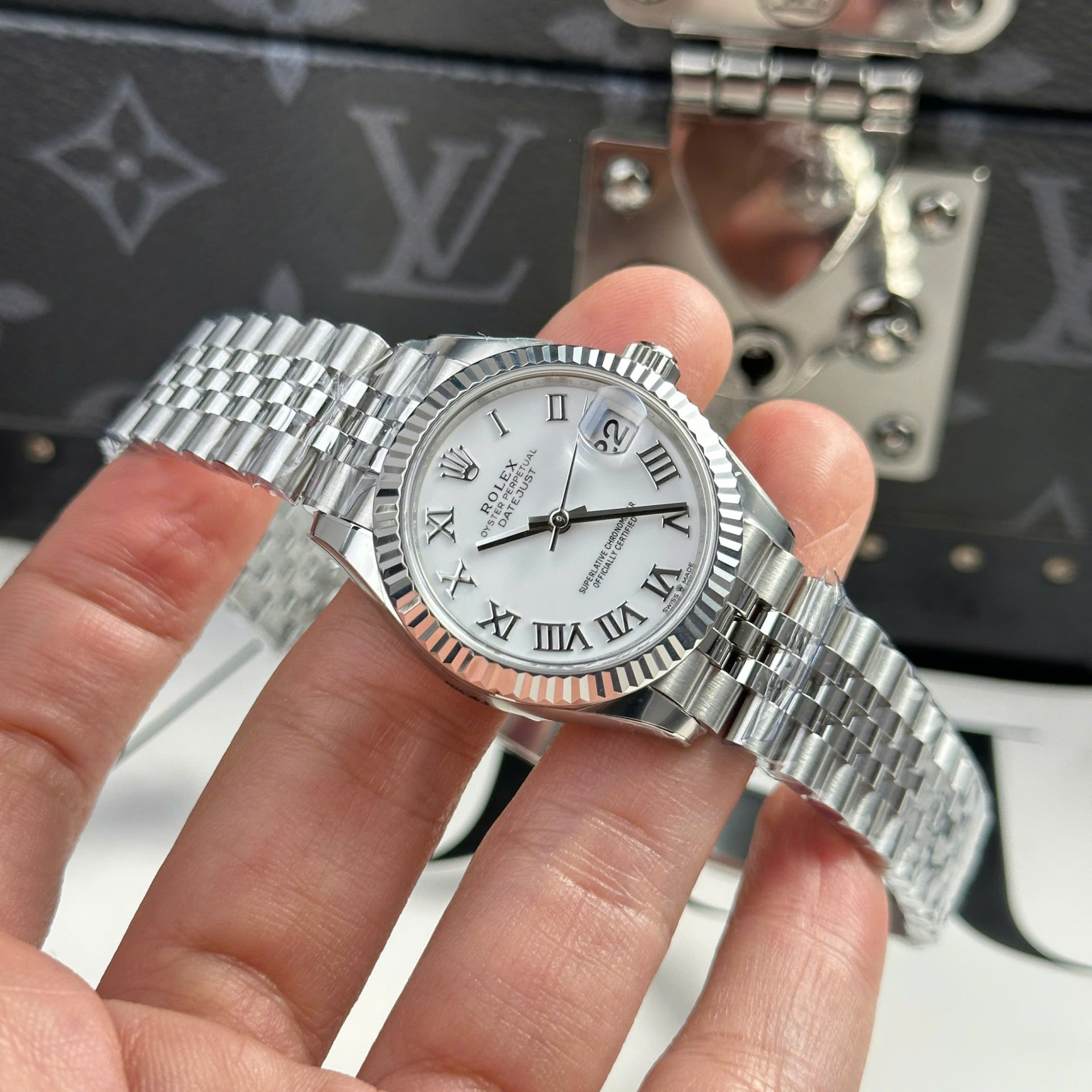 Rolex DateJust Copies Watches Dial White Jubilee Strap THB Factory 31mm - Top club