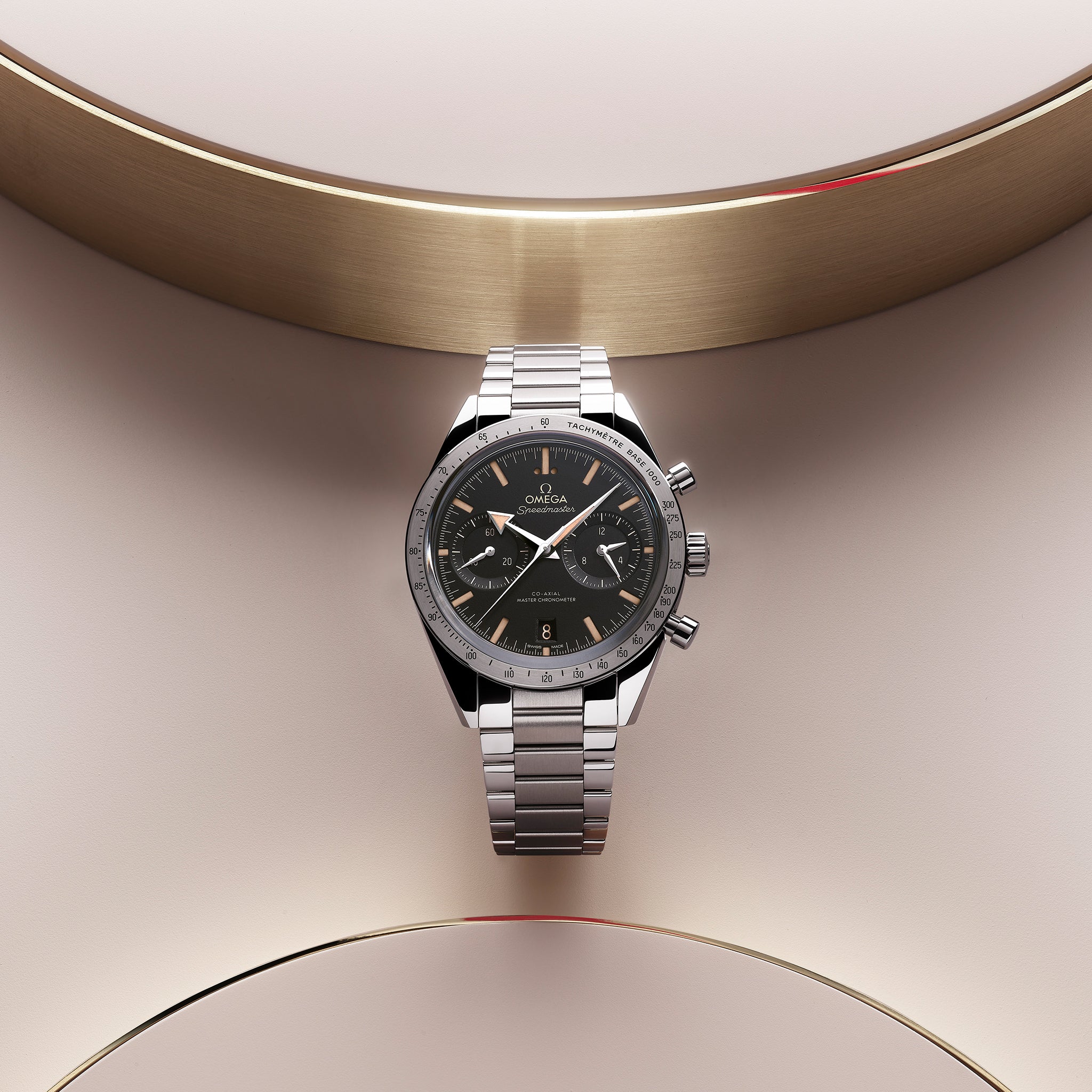 Speedmaster '57 Co-Axial Master Chronometer 40.5mm Black Dial On Bracelet(1:1 replica) - Top club