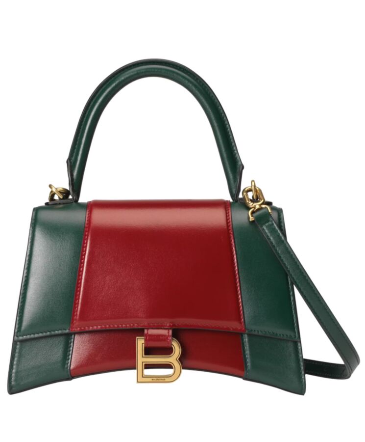 Balenciaga x Gucci The Hacker Project Small Hourglass Bag Red - Replicaclubs