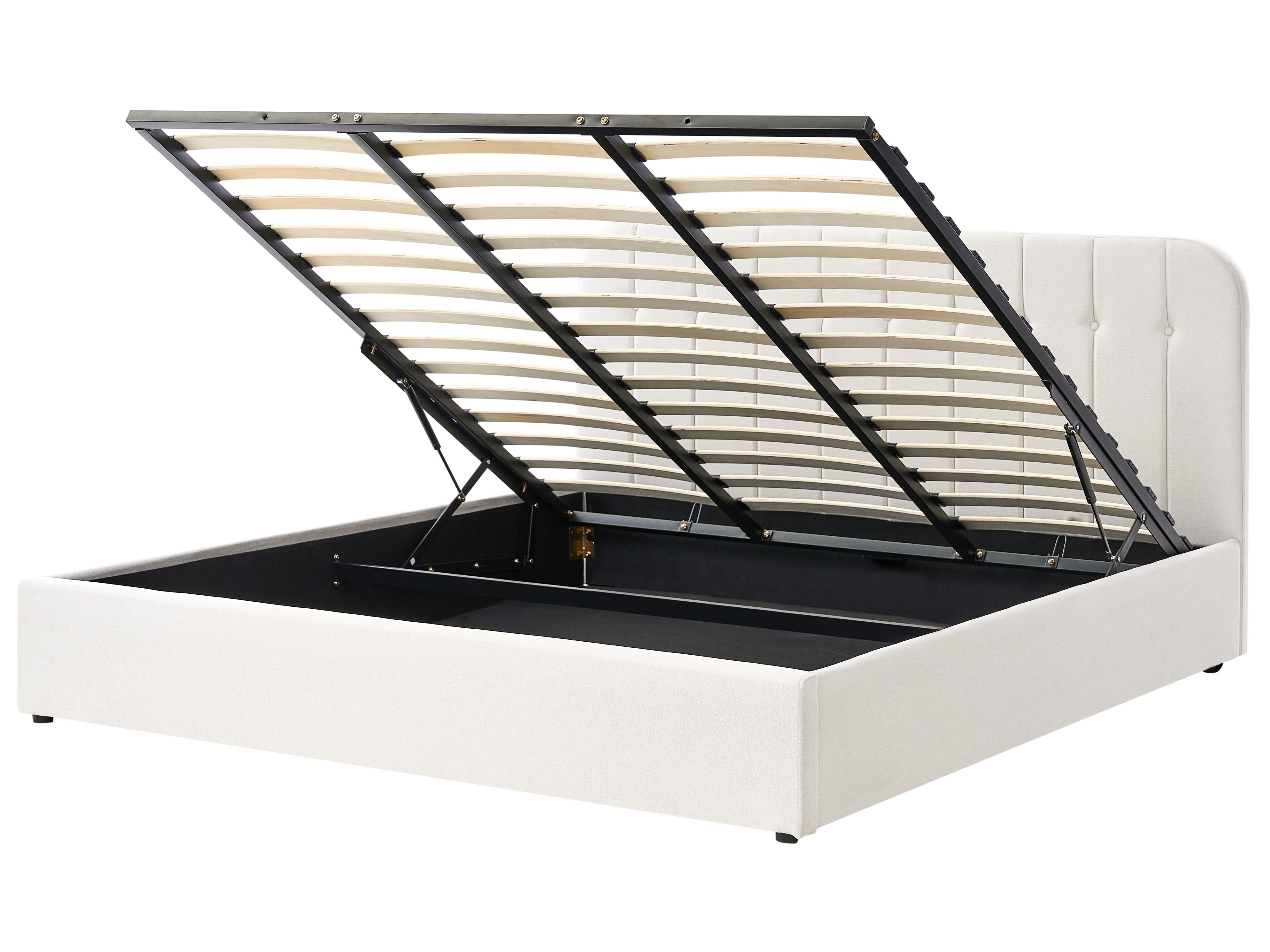 Ottoman Bed Fabric CHALLANS 180 x 200 cm (EU Super King) Off-White