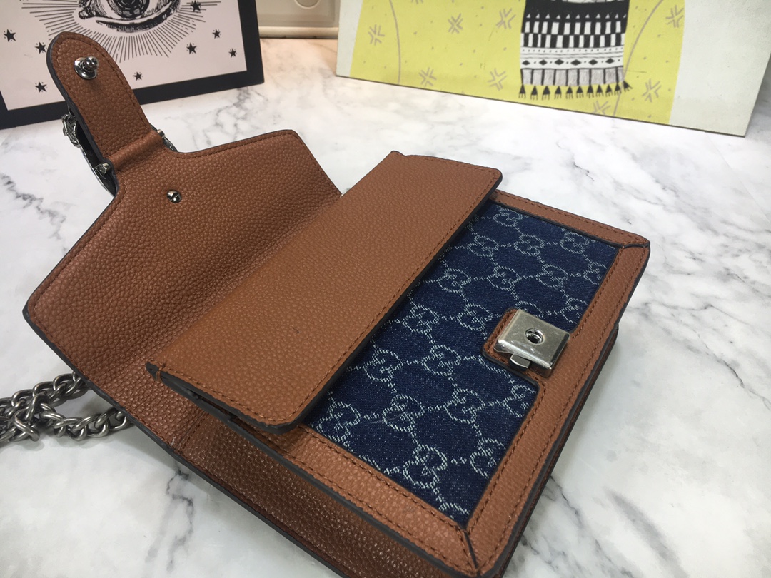 Replica Gucci Blue Dionysus Mini Bag1:1High-quality replica
