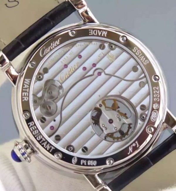 Replica Cartier Rotonde De Cartier Tourbillon SS Diamonds Dial - Top club
