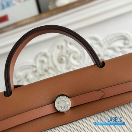 Hermès Herbag Zip 31 Bag | 31x25x10 cm | Luxury Canvas & Leather Shoulder Bag for Women | Spacious Everyday Hermès Tote1:1High-quality replica