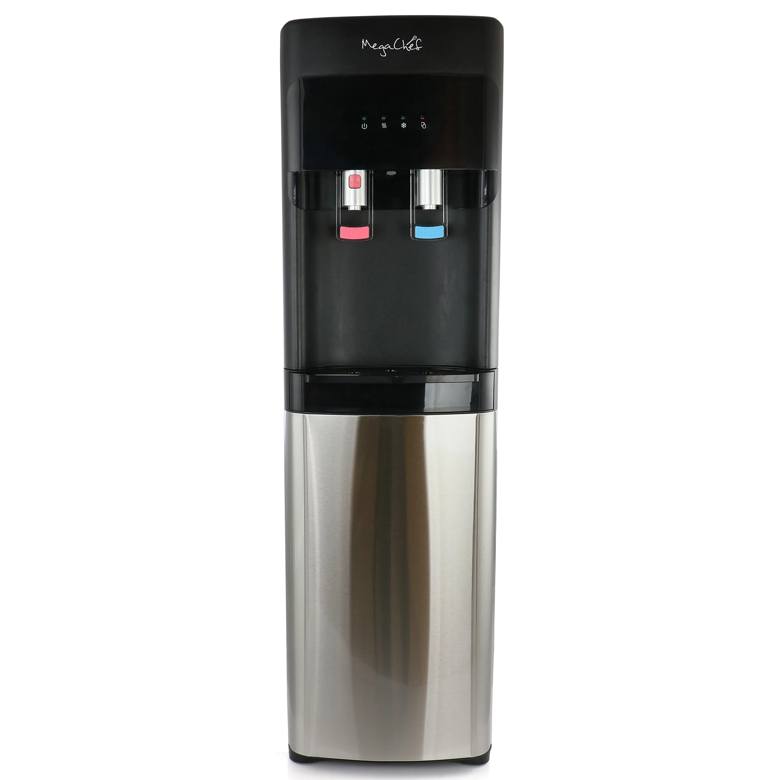 MegaChef Stainless Steel Bottom Load Hot and Cold Water Dispenser 5 Gallon Water Cooler - Image 6