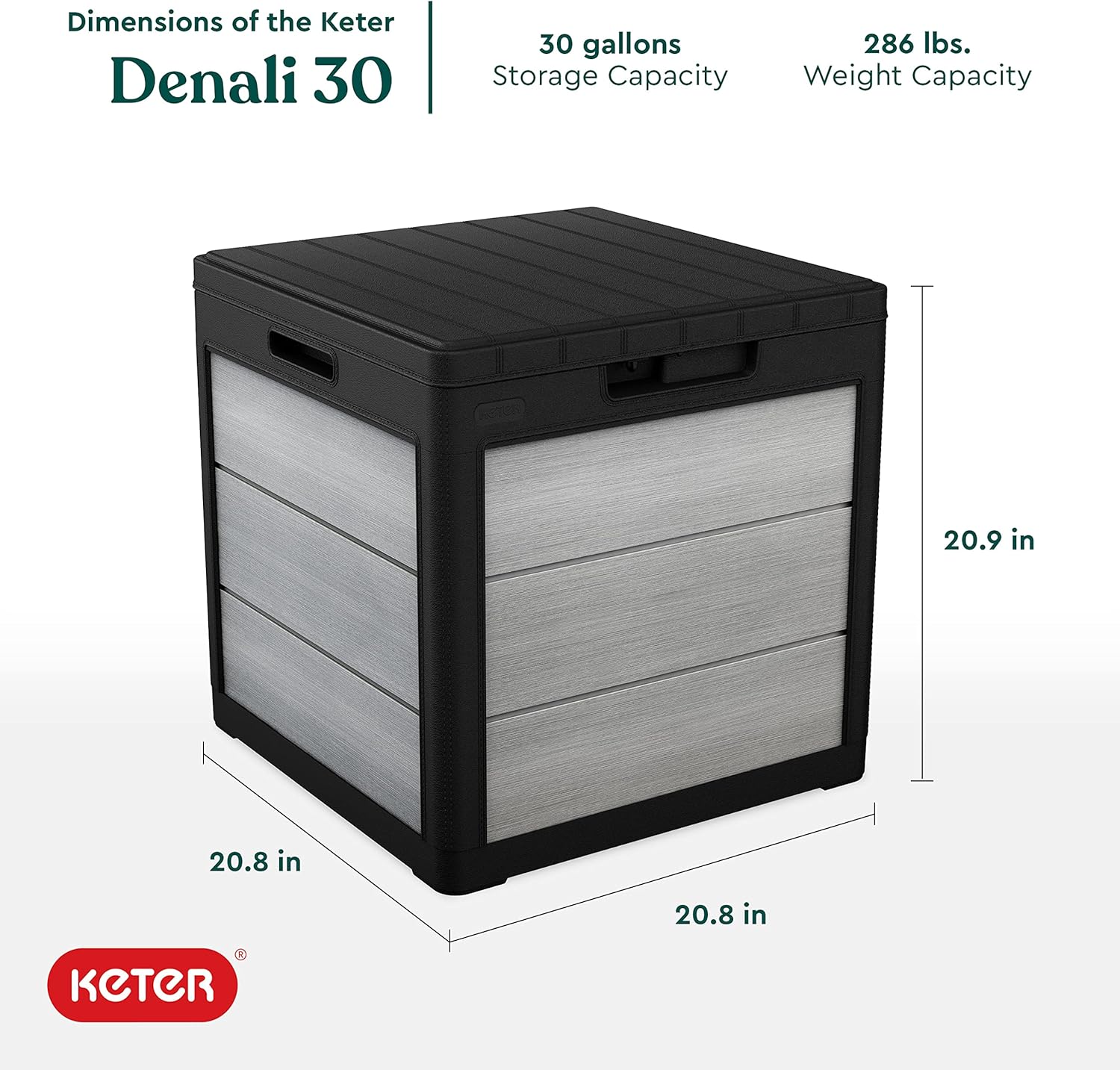 200 Gallon Resin Deck Box, 59.7 in L x 28.5 in W x 35.4 in H - Image 14 200 Gallon Resin Deck Box, 59.7 in L x 28.5 in W x 35.4 in H - Image 14