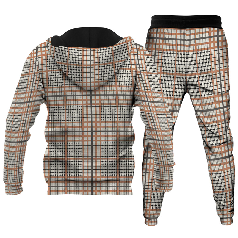 Men's Personalized Printed Hoodie Set 036