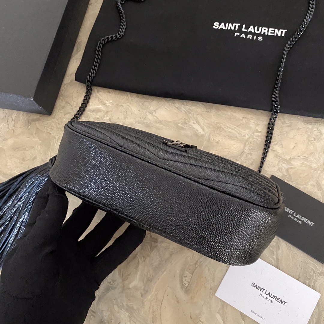 YSL Mini Lou Quilted Leather Camera Bag1:1High-quality replica