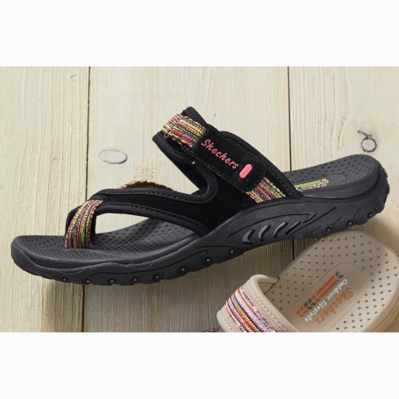 Skechers Reggae Toe Thong with Colorful Straps - MIDNIGHT VELVET CATALOG