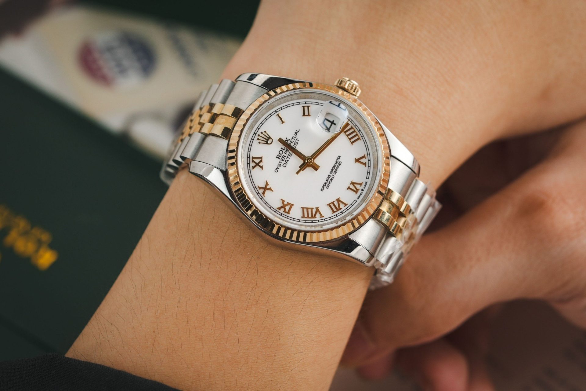 Rolex Replica 1:1 Watch DateJust 126233 Roman Numerals Gold Wrapped GM Factory 36mm - Top club