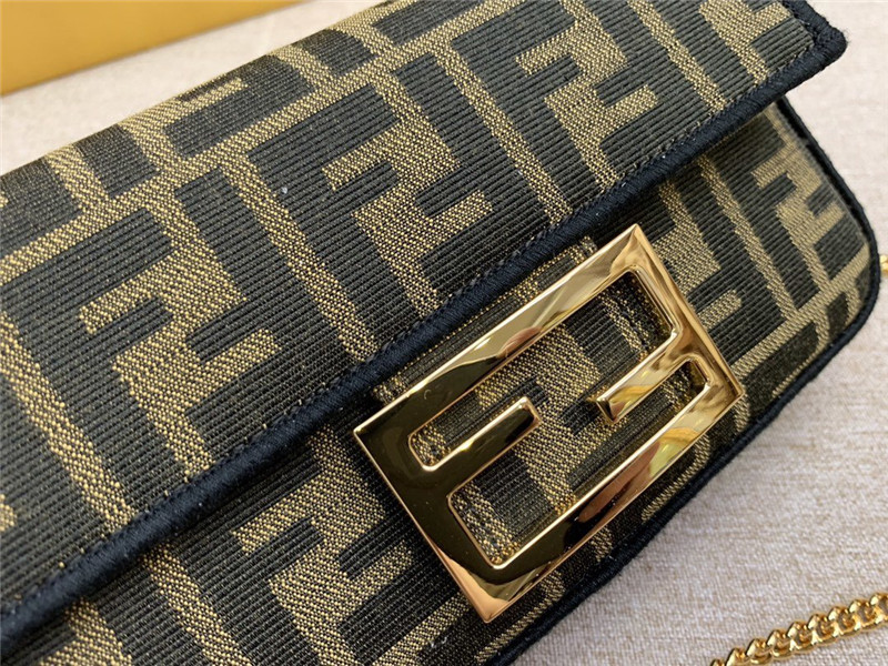 Fendi Baguette Jacquard FF Large - Replicaclubs