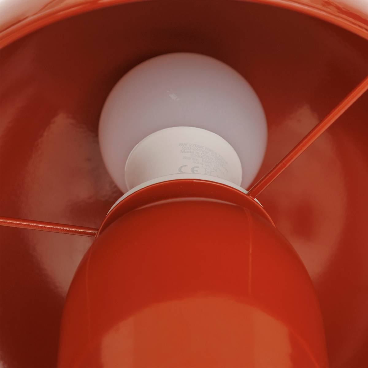 Mushroom Lamp Sector "Lito" Terracotta, H.24.5 cm