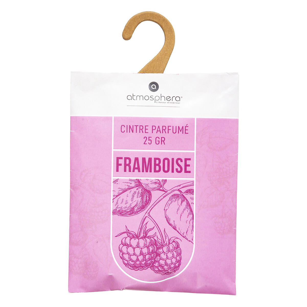 Set of 3 scented hangers Raspberry, 25g