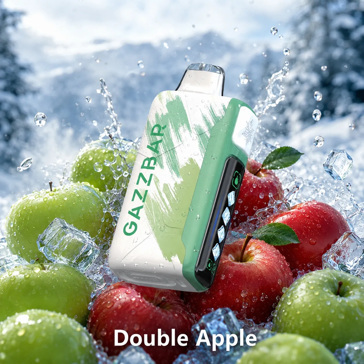 GAZZBAR ICE GOD 50 000 puffów – Podwójne jabłko (Double Apple)