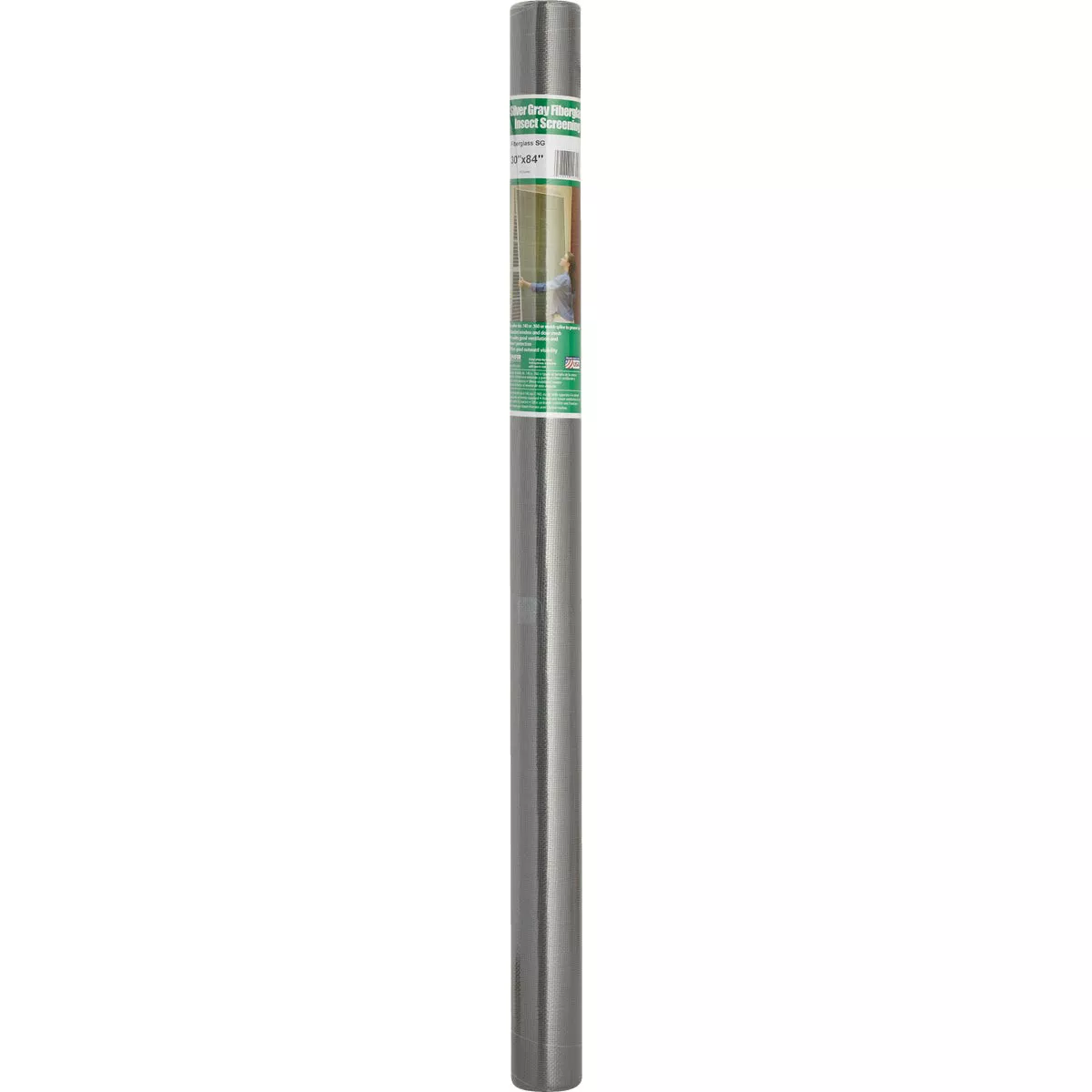 Phifer 30 In. x 84 In. Gray Fiberglass Screen Cloth Ready Rolls