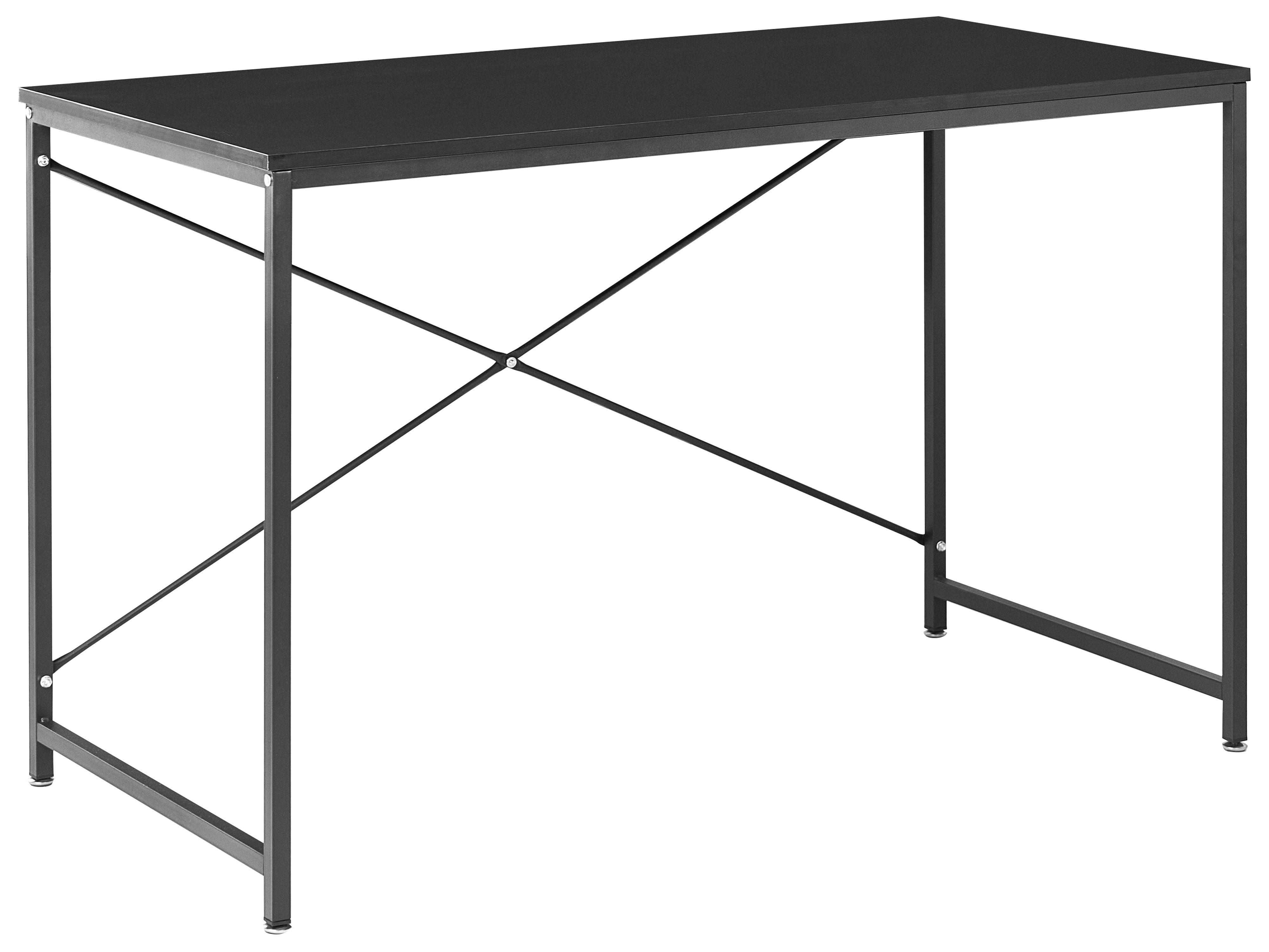 Home Office Desk ANDASTE Black 120 cm 60 cm