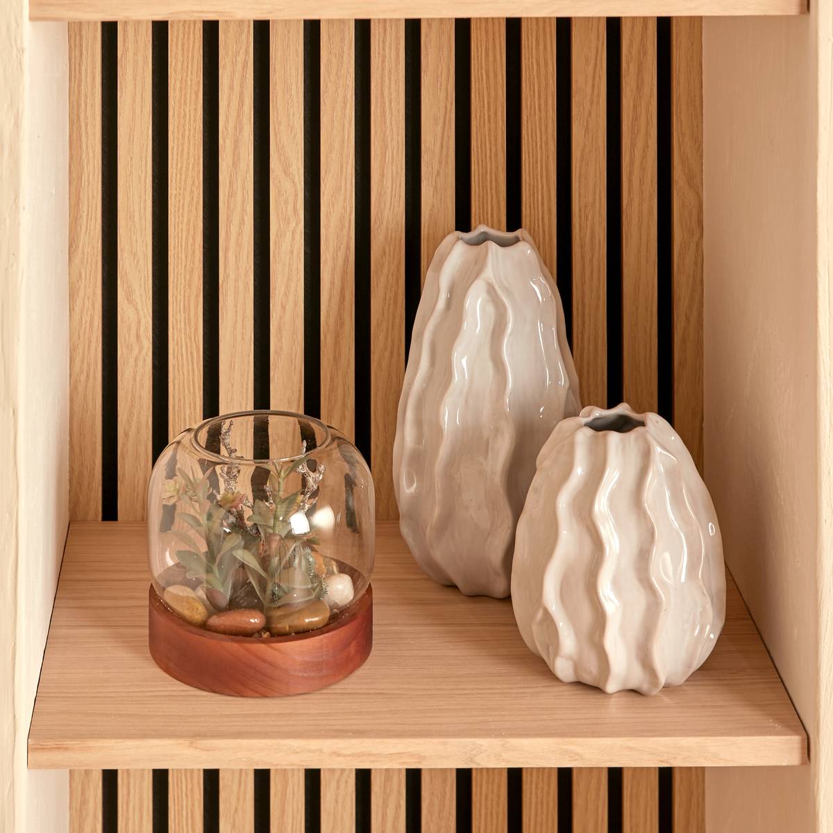 Vase "Sandri" White, H.25 cm