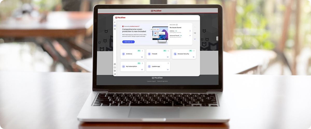 McAfee+ Dashboard