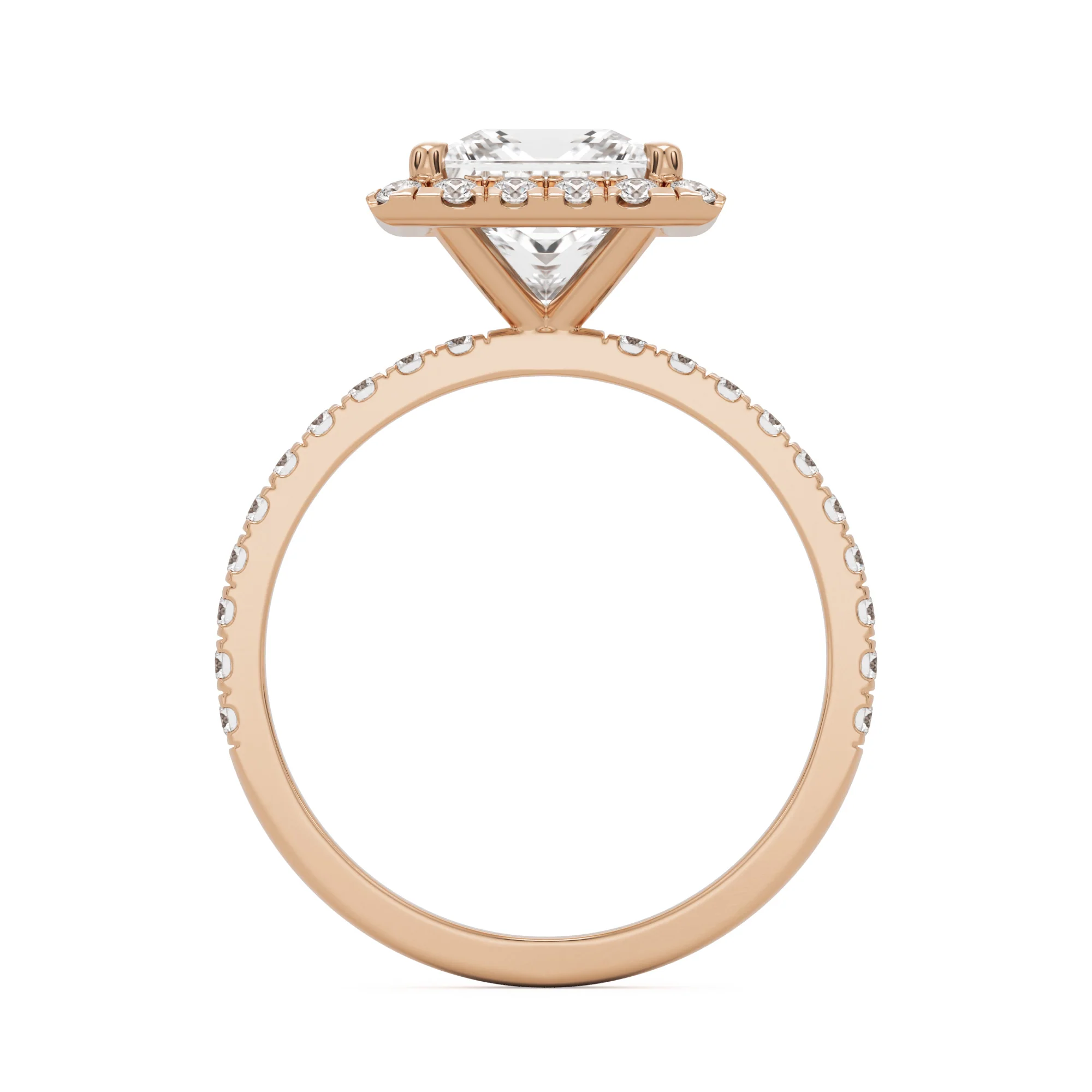 The Square Halo Pavé