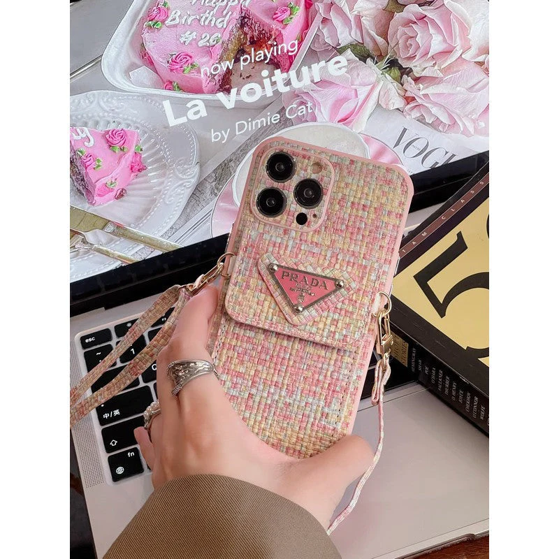 Pra Weave Card Bag Crossbody iPhone Case - Wholesale & Influencer