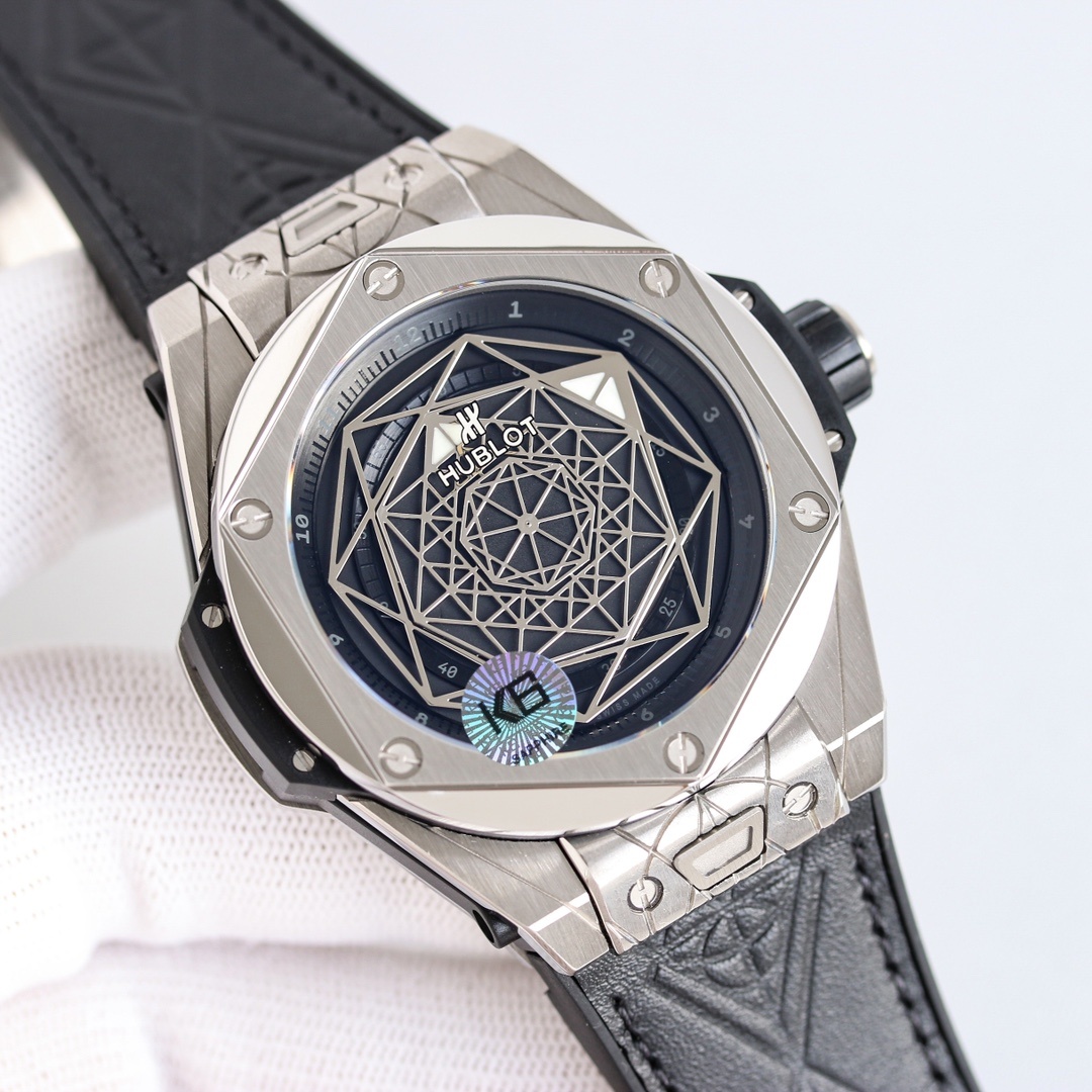 Hublot Big Bang Sang Bleu 45mm Automatic Men's Watch(1:1 replica) - Top club
