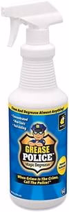 Grease Police  Degreaser - Super-Concentrated Degreaser And Cleaner Spray For Kitchen, Bathroom, And More - Emulsifies Grease & Grime On Contact, No Hard Work
