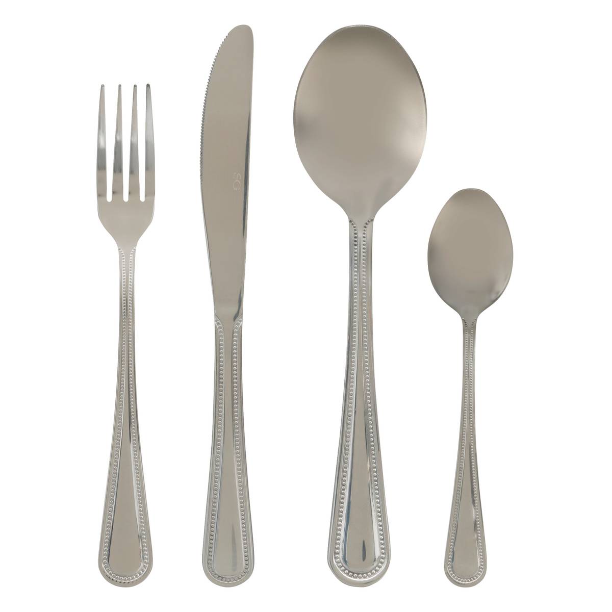 24-piece cutlery set "Perle" Silver