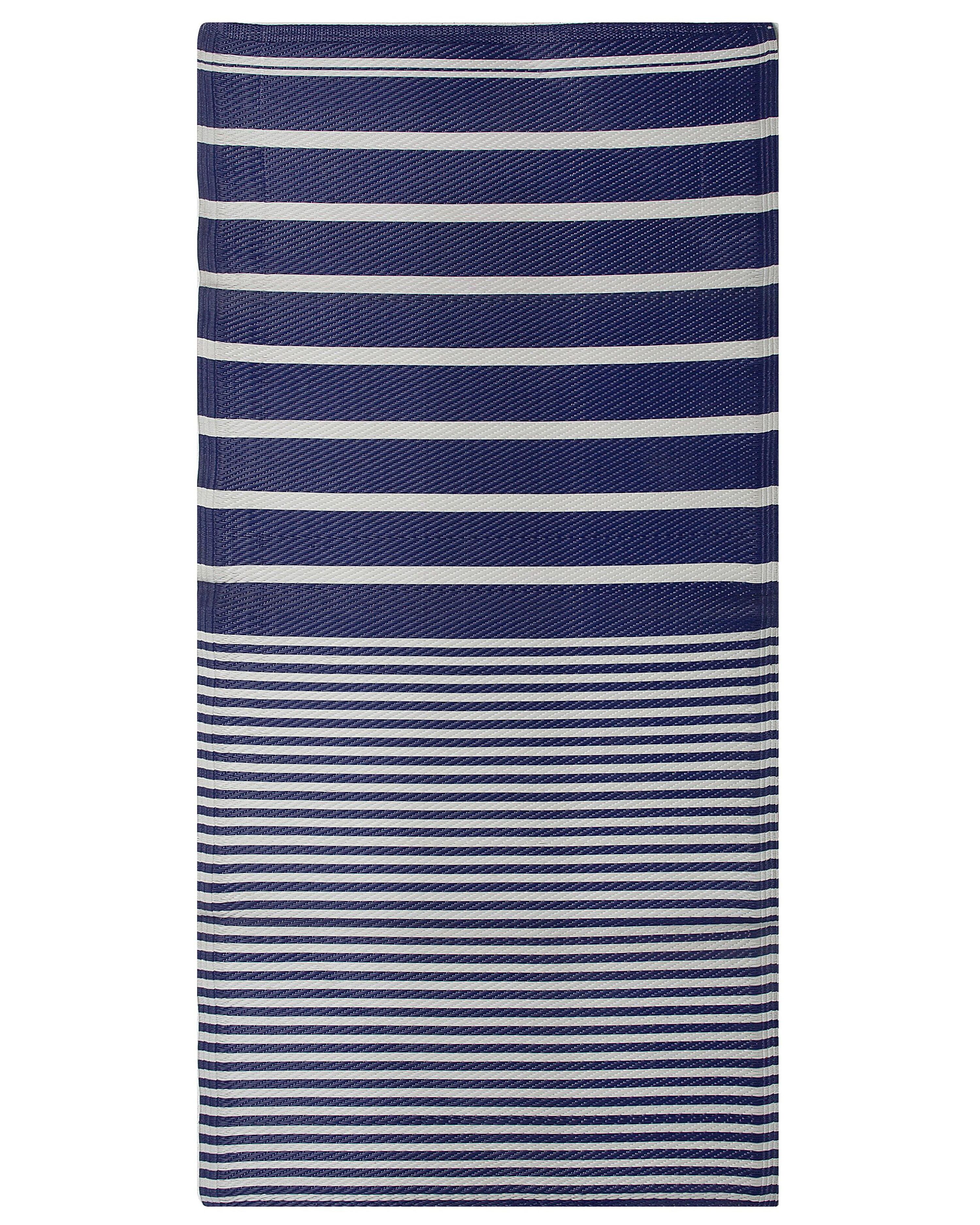 Outdoor Rug HALDIA Navy Blue 90 x 180 cm