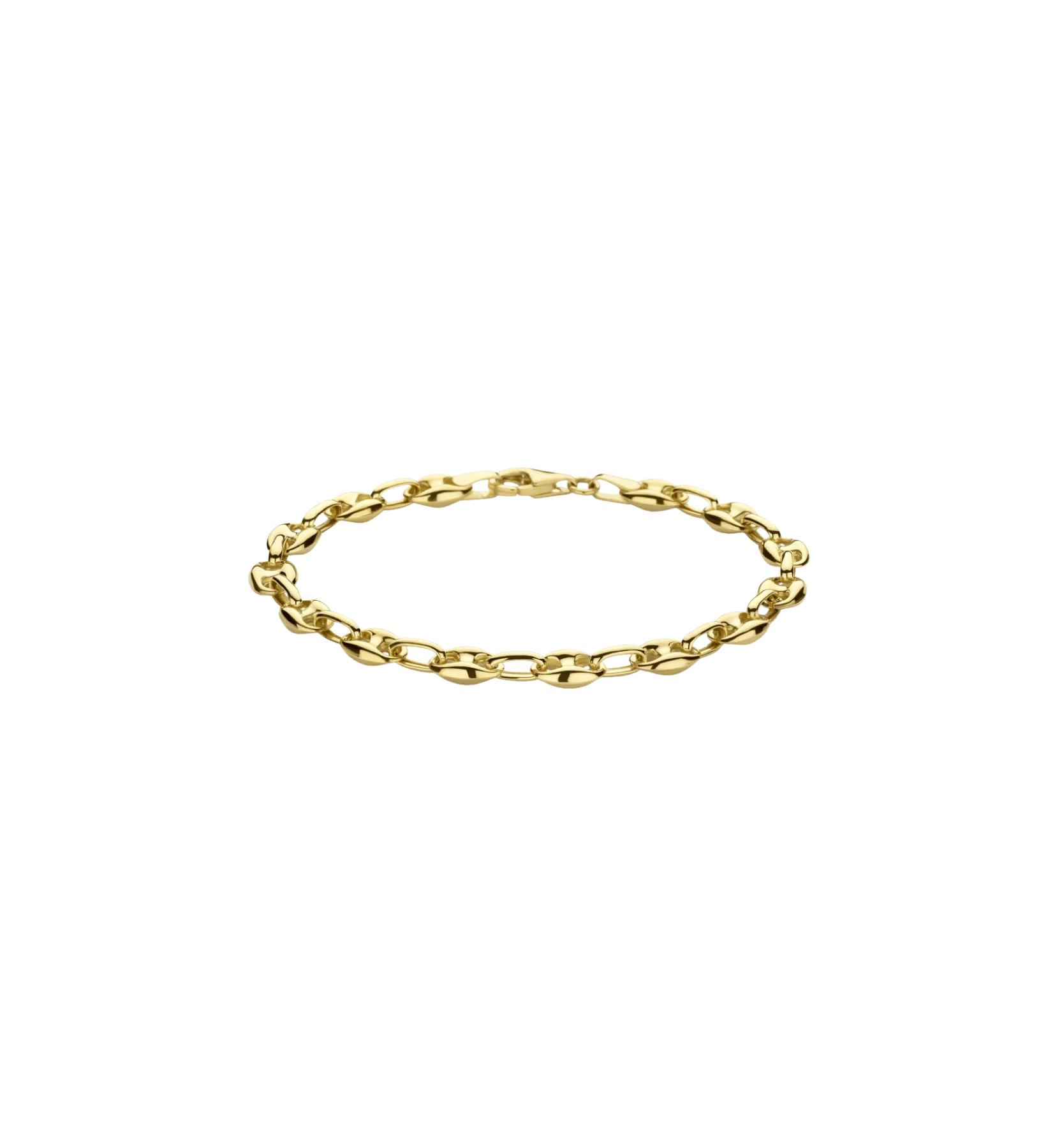 Coffee Bean Bracelet 14K