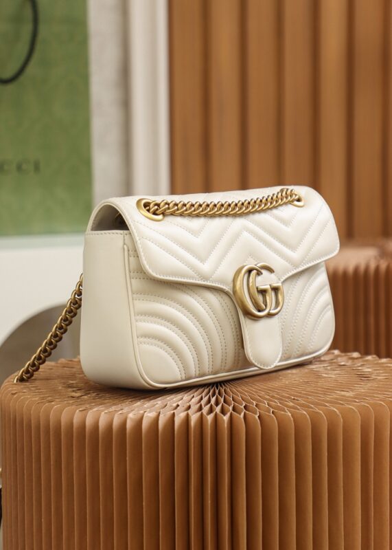 Replica Gucci GG Marmont Medium White1:1High-quality replica