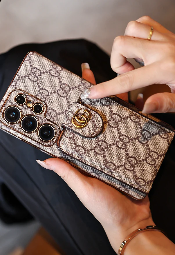 Advanced Leather Samsung Phone Case with Wallet and Strap. - Wholesale & Influencer