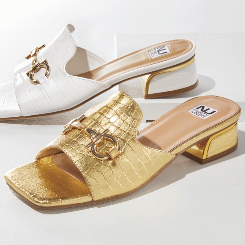 Ninety Union Expo Croco-Print Slide - MIDNIGHT VELVET CATALOG