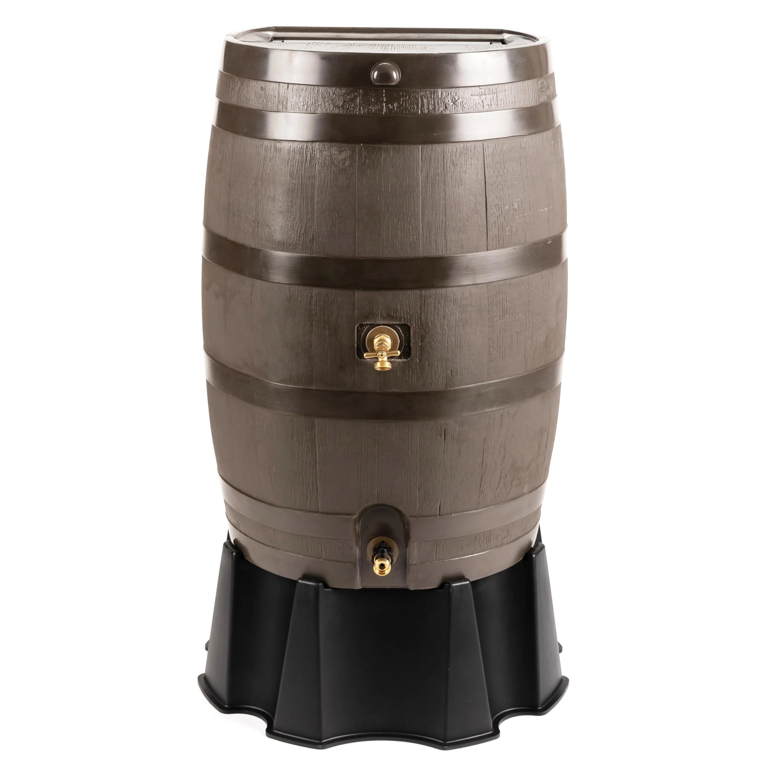 50 Gallon Rain Barrel With Brass Spigot And Flat-Back Design - Image 5 50 Gallon Rain Barrel With Brass Spigot And Flat-Back Design - Image 5