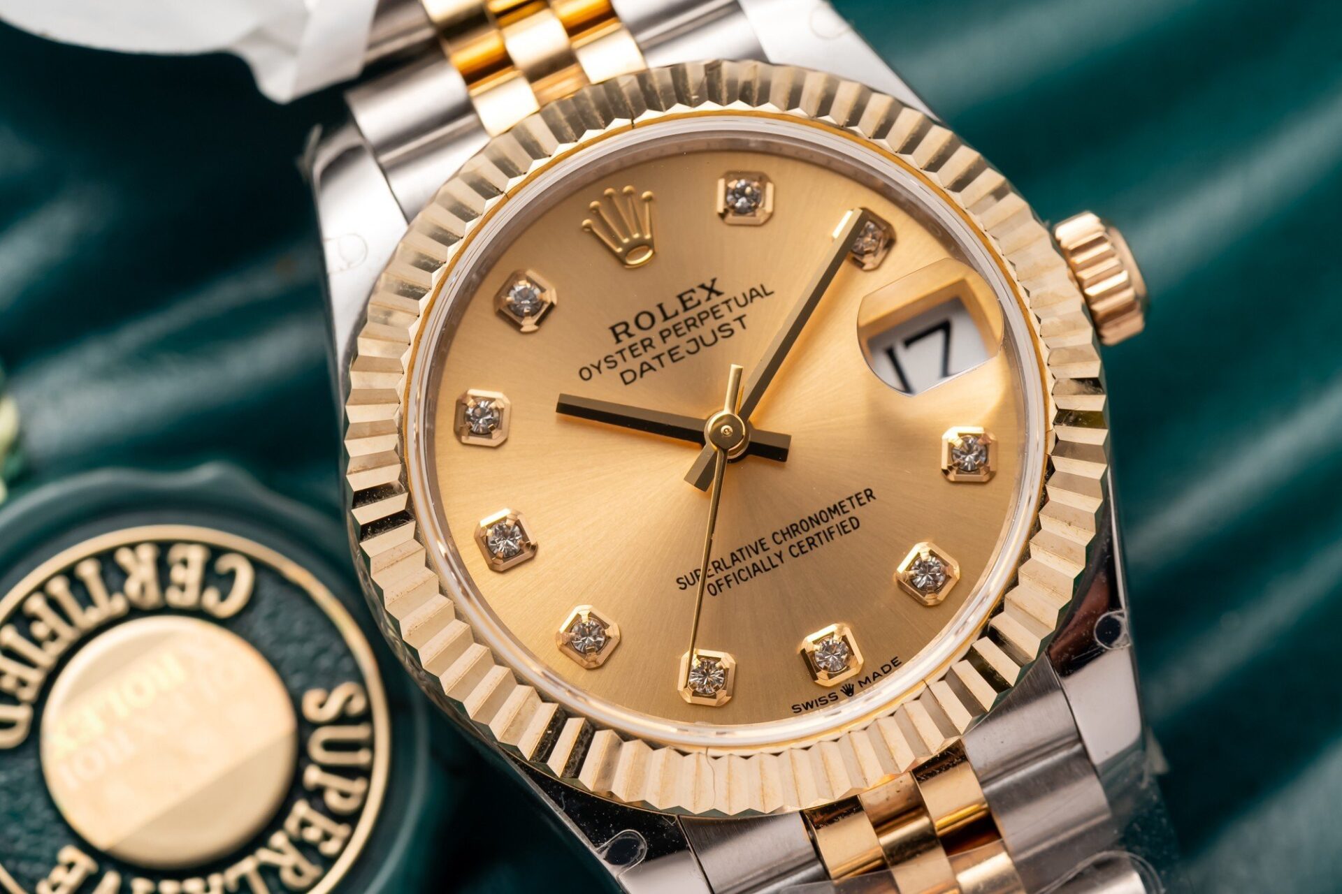 Rolex DateJust Best Replica Watch Gold Wrapped Jubilee Strap GM Factory 31mm - Elite Watch Atelier