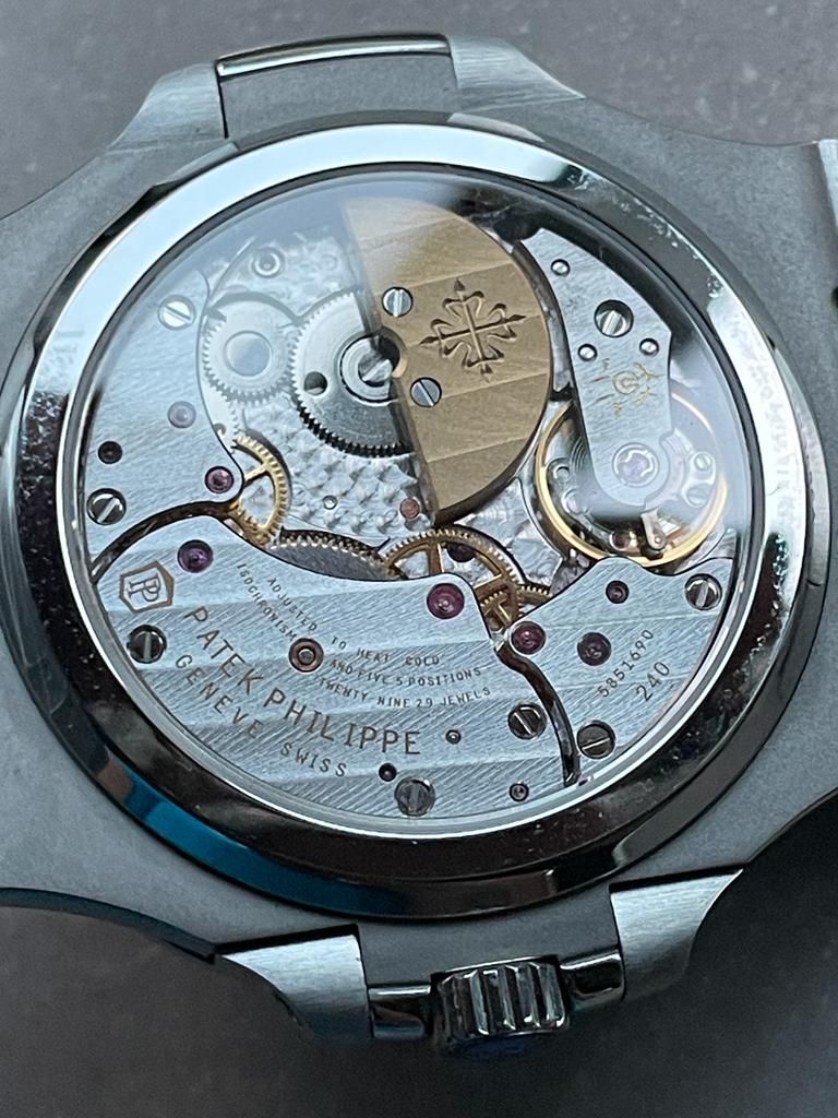 Replica PATEK PHILIPPE Nautilus 5712 SS PPF 1:1 Best Edition Blue Dial on SS Bracelet A240 V2 - Top club